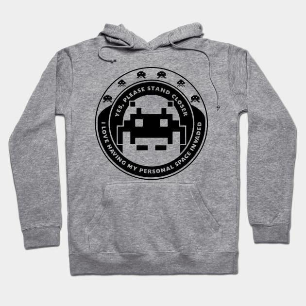 Personal Space Invader Hoodie by freeves